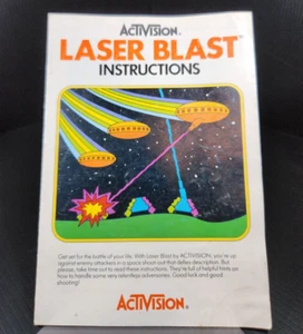 1981 Activision Laser Blast Instructions Tele-Game Manual - Picture 1 of 5