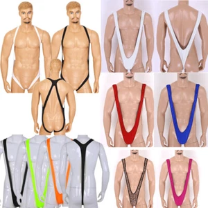 Costume da bagno uomo perizoma costume da bagno V imbracatura intimo wrestling singlet body - Foto 1 di 75