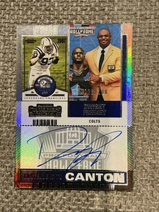 2024 Contenders Dwight Freeney Contenders To Canton Auto /100 ON CARD Colts HOF - Imagen 1 de 2