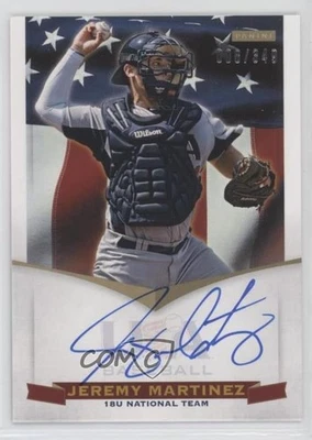 2012 Panini USA Baseball National Team 18U Signatures /349 Jeremy Martinez Auto - Image 1 of 2