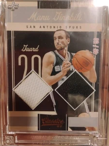 2007-08  Game Used Authentic Fabrics Manu Ginobili Jersey Fusion Patch 46/50 - Picture 1 of 2