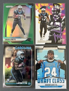 2024 Panini Xavier Legette Lot Of 4 RC Rookie Card Carolina Panthers Prizm - Picture 1 of 2