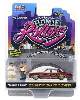 CHEVROLET Caprice + Figures - 1990 - DGA Series - Greenlight 1:64 - Bild 1 von 4