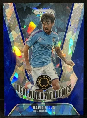 2025 Prizm FIFA Club World Cup David Silva Legendary Talent Blue Ice /99 - Image 1 of 4