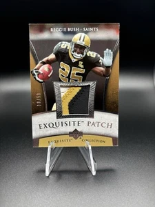 2006 UPPER DECK EXQUISITE COLLECTION PATCH REGGIE BUSH /25 3 CLR #EP-RB - Picture 1 of 2
