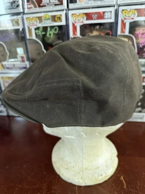 Sombrero De Colección Goorin Bros Para Hombres Grande Marrón Encerado Algodón Cabbie Driver Nueva Zelanda Foto 1 de 4