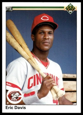1990 Upper Deck #116b Eric Davis - Image 1 of 2