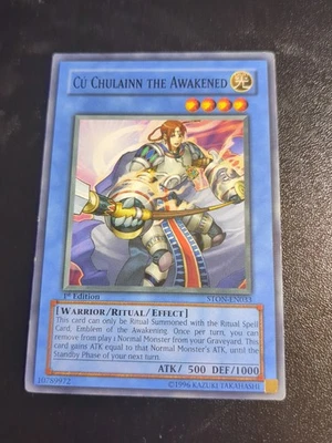 Cu Chulainn the Awakened STON-EN033 Strike of Neos-1st Edition 1st Edition - Image 1 of 4