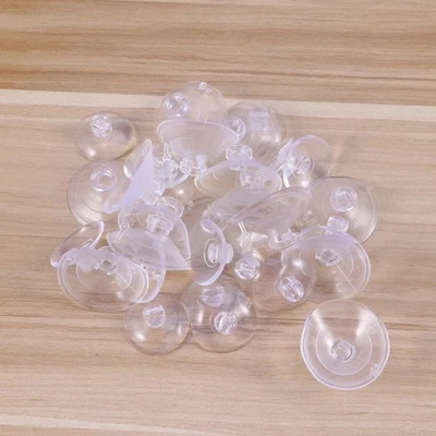  Ganci da parete con ventose in plastica trasparente da 30 pezzi senza ganci per - Immagine 1 di 4