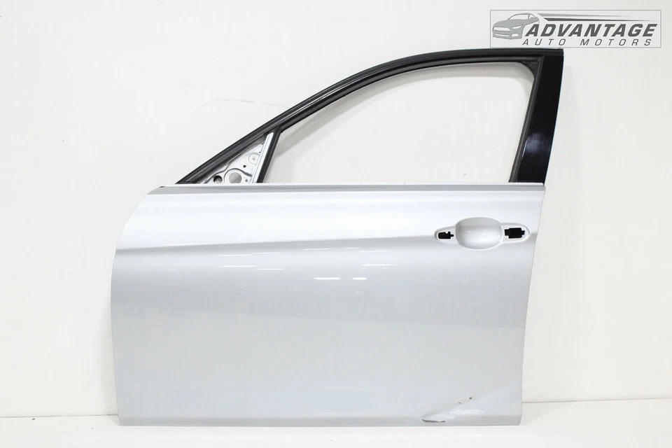 2016-2018 BMW 330E F30 FRONT LEFT DOOR SHELL PANEL GLACIER SILVER METALLIC OEM - Image 1 of 4