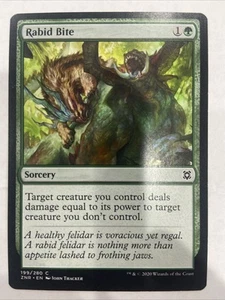 Rabid Bite Zendikar Rising Regular X4 - Picture 1 of 2