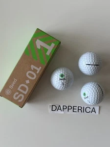 New Seed SD-01 The Pro One Golf Balls - One Sleeve of Three (3) Balls White - Picture 1 of 2