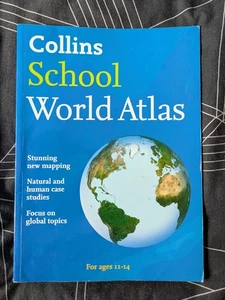 Collins School World Atlas Ages 11 - 14 - Picture 1 of 3