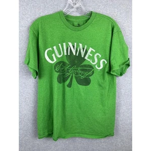 Guinness Stout Hemd Herren M Grün Kurzarm Bier Brauerei Irish Pub Bar - Bild 1 von 9