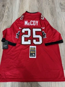 LeSean McCoy Signed Tampa Bay Buccaneers Custom Super Bowl Jersey JSA COA - Picture 1 of 2