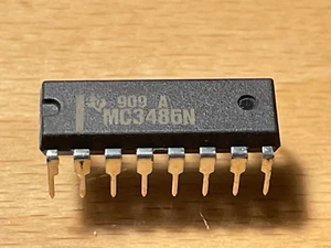 MC3486N - TI Line Receiver RS-422, 16-Pin PDIP. - Picture 1 of 3