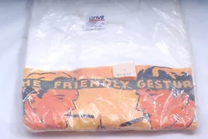VTG 90's Anvil The Friendly Gesture ~ Have a Cigar T Shirt Size L - Picture 1 of 2