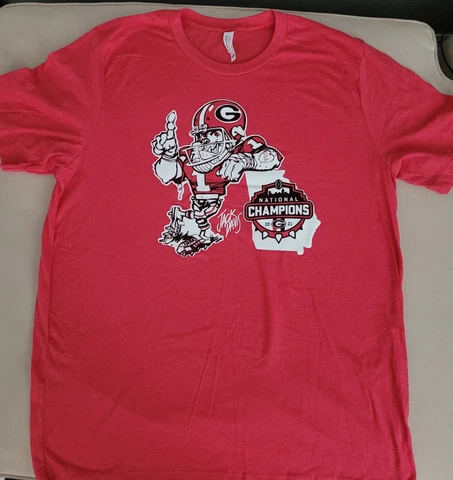 National Champions 2021 Georgia Bulldogs UGA t-shirt size Extra Large XL NEW Cover