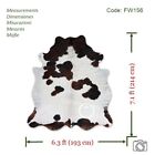 Cowhide Rug Tricolor High Quality Hair On Hide Size: Large (L) Fw156