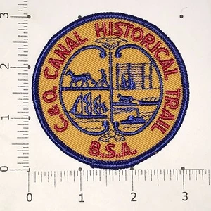 C & O Canal Historical Trail Patch - Boy Scouts - vintage - Picture 1 of 1