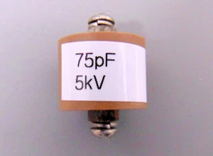 Condensateur de poignée de porte 75pF 5kV testé garanti bon type CRL 850S - Photo 1/3