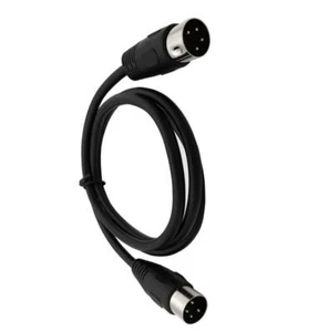 4 Pin Din Male to 4Pin Din Male Midi Extension Audio Cable - 1.5M - Picture 1 of 4