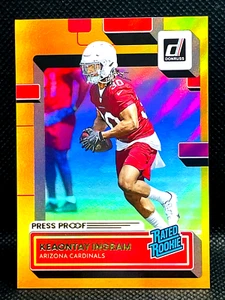 2022 Panini Donruss KEAONTAY INGRAM RC #349 Gold Holo Press Proof Rated Rookie - Picture 1 of 2