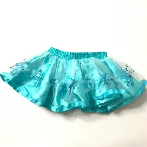 Disney Mädchen Rock Türkis Blau Größe 5 Kleinkind Glitzer Tutu Freizeit Unterteil Neu - Bild 1 von 3