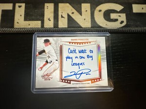 2019 Leaf Trinity Auto Inscriptions Quinn Priester #A-QP1 Auto