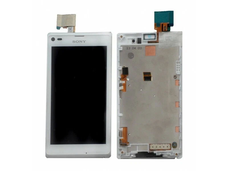 Sony Xperia L C2105 LCD Display + Touchscreen + Frame White 78P5320002N - Image 1 of 1