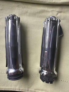 2000-2005 Harley Dyna Super Glide FXDI OEM Left and Right Clipon Handlebar Grips - Picture 1 of 10