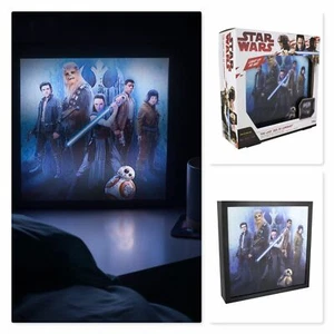 Paladone Star Wars The Last Jedi 3D Luminart Light - Novelty Light - Night Light - Picture 1 of 2