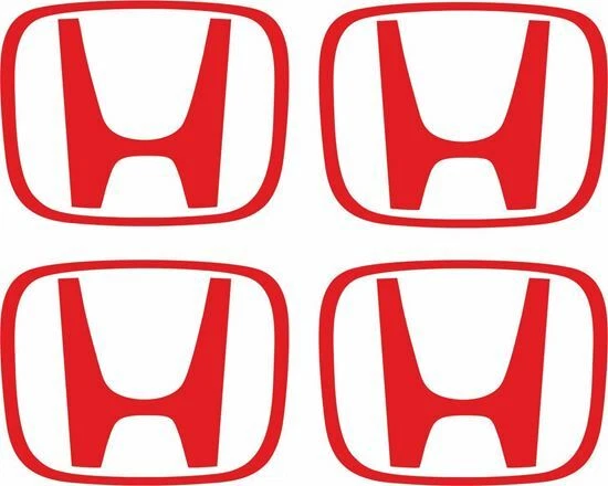 (4) Adesivo de logotipo tampas de centro de roda decalque para Honda CIVICCORD CRV Vtec Si- - Imagem 1 de 1