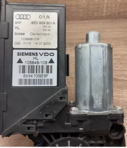 Audi A4 S4 B7 8E 8H Window Regulator Motor Siemens P/N 8E0959801A 2005+ A* work - Picture 1 of 1