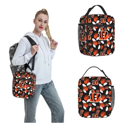 Cincinnati Bengals Portable Insulated Lunchbag Fresh-keeping Bag Picnic Bags Cover