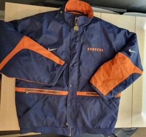 Vintage NFL Denver Broncos Nike Pro Line Authentic Jacket Excellent Condition - Picture 1 of 8
