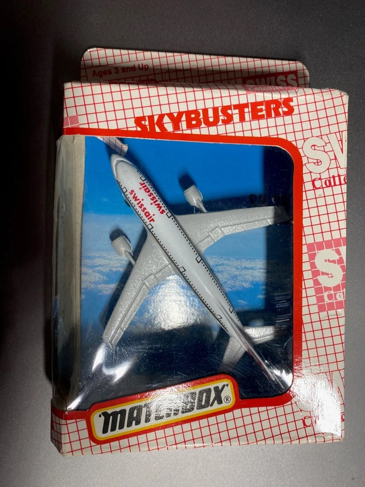 1989 Matchbox Sky Busters Swiss Air Airbus A300 SB-28 - Image 1 of 1