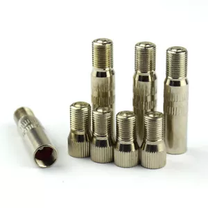 4 x Auto PKW Motorrad Fahrrad Reifen Ventil Verlängerung Adapter Ventilkappe Neu - Picture 1 of 12