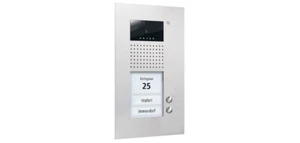 TCS PoE IP Fritzbox AVU94020-0010 Video color Außenstation, 2 Taste, UP, silber, - Bild 1 von 4