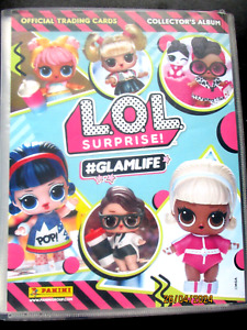 L.O.L Surprise! #Glamlife Trading Card Folder + 47 Cards incl Limited Panini   T