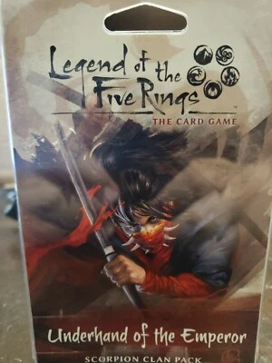 Legend of the Five Rings LCG: Underhand of the Emperor Clan Pack Factory Sealed - Image 1 of 3