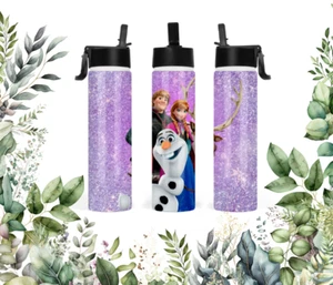 Frozen Kristoff Anna Olaf 22oz Water Bottle Stainless Steel Tumbler Insulated - Picture 1 of 4