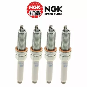 Set of 4 Pre-Gapped Spark Plugs NGK Laser Iridium Resistor SILZKFR8E7S 92725 - Picture 1 of 5