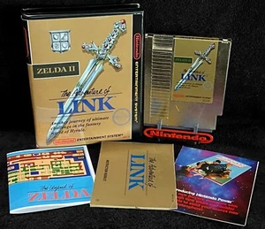 1987 LEGEND OF ZELDA II • WORKING • MAP & INSERTS • VINTAGE NINTENDO NES GAMES - Picture 1 of 8