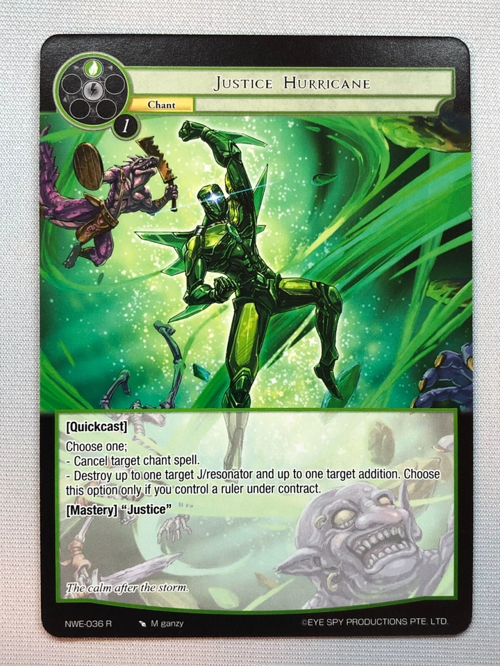 FoW - A New World Emerges Justice Hurricane NM/M  - Image 1 of 1