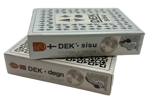 DEK dogn/ DEK sisu Impeccably Designed Scandinavian Playing Cards Norway Finland - Picture 1 of 11