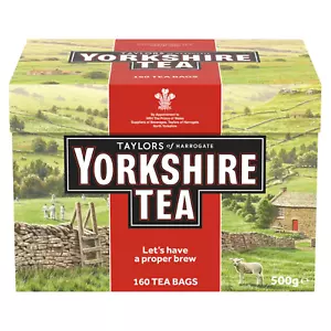 160 Count Yorkshire Red Teabags, Classic Tea | Beverage - Picture 1 of 11