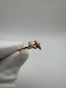 Beautiful Ukraine Era Gold Women's Ring 585 14K For Every Day 2.36g - 8.5 size - Picture 1 of 12