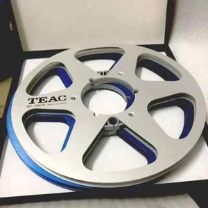 Vintage TEAC RE-1003 S (silvery) 10.5" x 1/4" Blank Empty original Reel - Picture 1 of 4