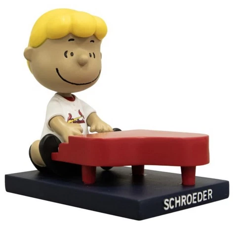 St. Louis Cardinals Schroeder Piano Bobblehead: Peanuts Night 4/3/23 NIB INSURED Cover